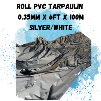 KANVAS PVC TARPAULIN (0.35MM X 6FT X 100M)