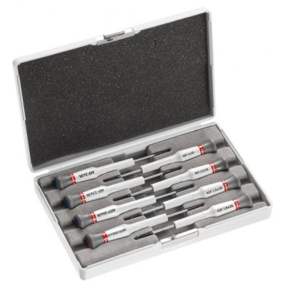 Facom AEF.J6 Precision Slotted, Phillips & Pozidriv Screwdriver Set 8