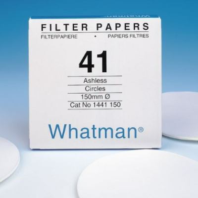 Whatman Grade 41 Fast Ashless Filter Paper, 110 mm Circle, 100 Pack, 1441-110