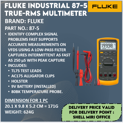 FLUKE 87-5 INDUSTRIAL TRUE-RMS MULTIMETER