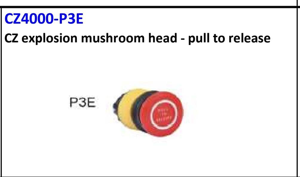 Emergency Stop Push-Pulling Button P  /  N: CZ4000-P3E