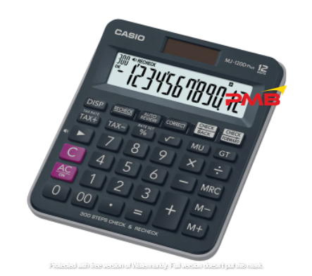 CASIO CALCULATOR MJ-120D PLUS (DELIVERY LABUAN AREA ONLY)