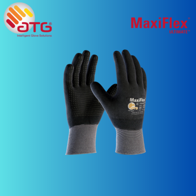 MaxiFlex Endurance 34-846 Safety Gloves with Nitrile Coated MicroFoam Grip on Full Hand Touchscreen Compatible, Size XL, Dosh and Sirim Approved