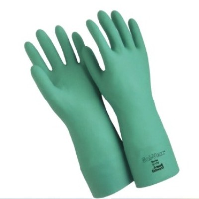 ANSELL 37-176 SOLVEX NITRILE CHEMICAL GLOVES - 13" LENGTH