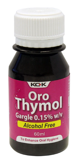 ORO Thymol Gargle 0.15% Mouth Rinse 60ml (KCK)