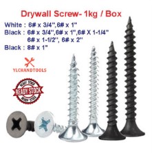 FLAT PHILIP WOOD SCREW 1-1  /  2'' INCH (DELIVERY TO LABUAN AREA ONLY)