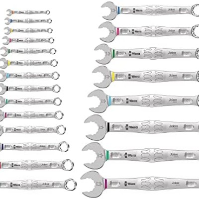 Wera 05020232001 22 Piece Metric Combination Spanner Set