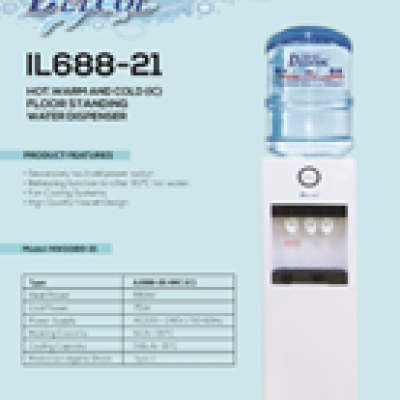 HOT, WARM AND COLD (IC) FLOOR STANDING WATER DISPENSER