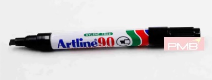 ARTLINE 90 PERMANENT MARKER, BLACK, 10PCS  /  BOX