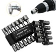 HANDRILL ADAPTER BOLT 14 PCS POWER NUT BOLT DRIVER DRILL TOOLS BITS ADAPTER 1  /  4"" HEX SHANK SOCKET