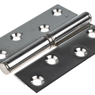 RS PRO Stainless Steel Butt Hinge with a Lift-off Pin, 102mm x 78mm x 2.5mm 665-9942, 2 PCS PER PACK