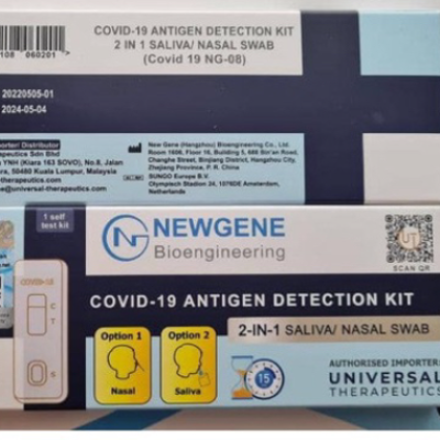 NEWGENE Covid 19 Test Kit ( 2 in 1) Saliva + Nasal