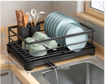 Stainless Steel Dish Rack Drainer Tray