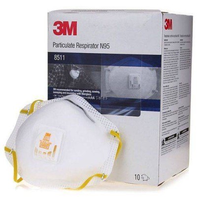 3M 8511 N95 RESPIRATOR (10pcs per box)