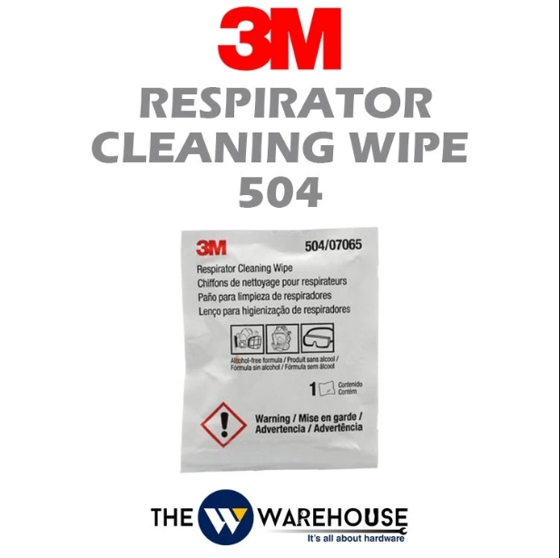 3M Respirator Cleaning Wipe 504 (100 PCS)