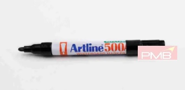 ARTLINE 500A WHITEBOARD MARKER, BLACK, 12PCS  /  BOX