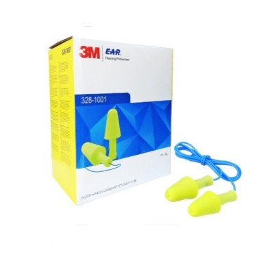 EARPLUG, 3M, 328-1001, Yel