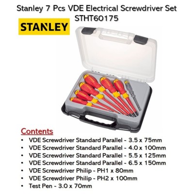 STANLEY 7PCS VDE SCREWDRIVER STHT60175