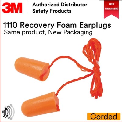 3M Earplug 1100 1110 Soft Foam Earplugs