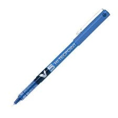 PEN - PILOT V5 HI-TECHPOINT BLUE (12'S BX)