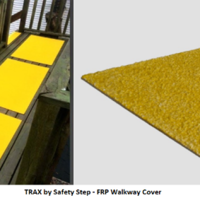 WALKWAY COVER, SAFETYSTEP, FRP, 200x600