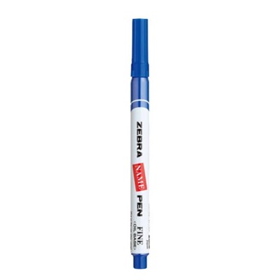 ZEBRA NAME PEN (FINE-OIL BASE) Marker -BLUE