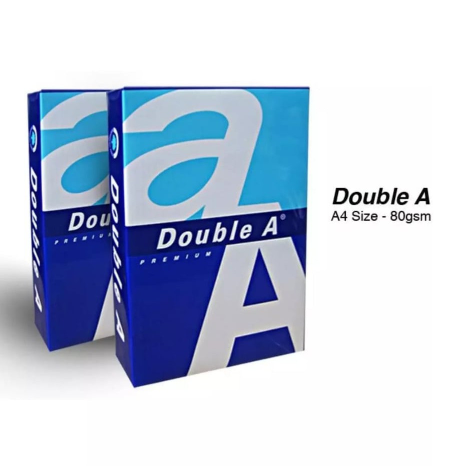 A4 80GSM DOUBLE A PAPER (80gsm X 500's)