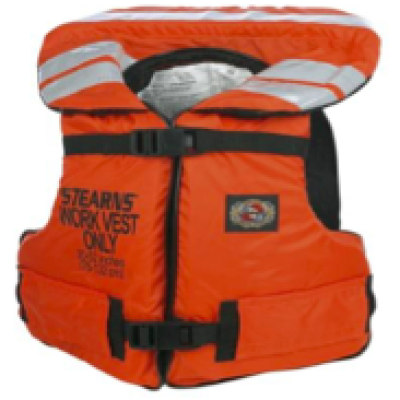 Stearns Work Vest, I222, USCG Approved (Type III   V), Size : 30-52" & 76-132cm