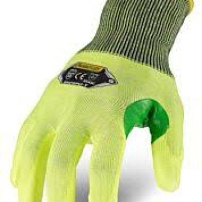 IRONCLAD SKC2PU-Y Knit A2 HPPE PU Touch Hi-Viz (Vend Pack)