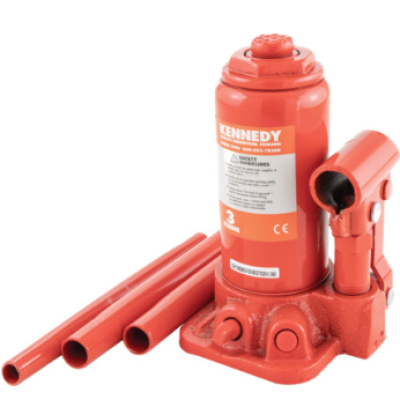 KENNEDY 3-TONNE 363MM MAXIMUM HEIGHT BOTTLE JACK (KEN5038034K)