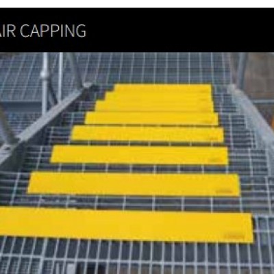 Anti Slip Stair Capping Nosing 1100x100x20mm SAFE MATE