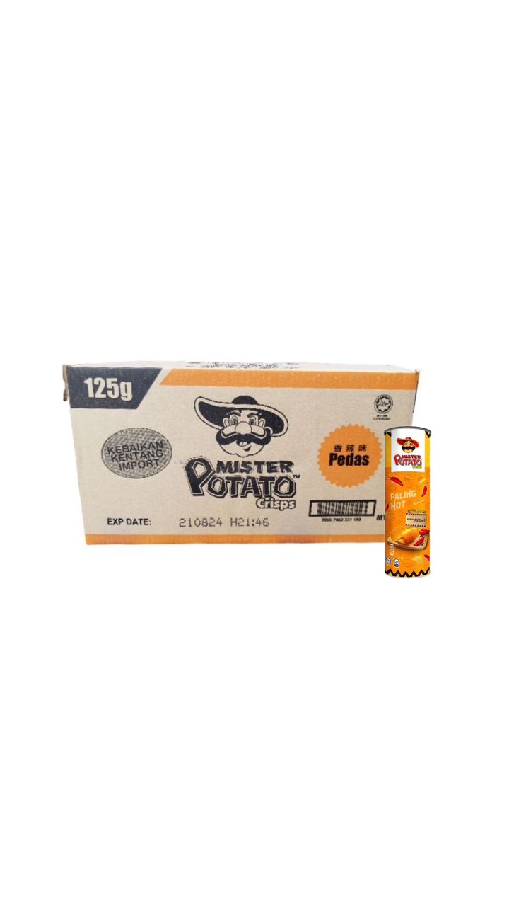 Mister Potato Crisps 125g (Carton)