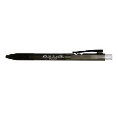 PEN- FABER CASTELL 1425 CLICK X5, BLACK BALL PEN