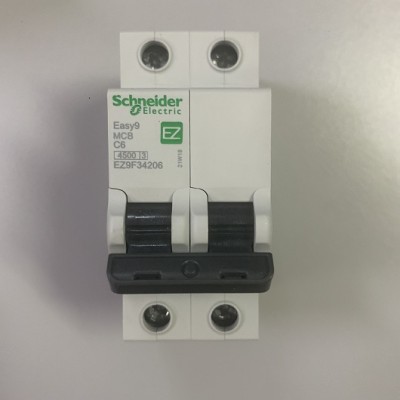 SCHNEIDER EASY9 MCB 2P 6A 4.5kA