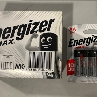 BATTERY ENERGIZER AA 1.5V 4PCS PACK