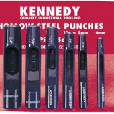 Punch Set, Cutting, Hollow, KEN-518-1650K Japan, 6P 6-19mm