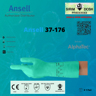 ANSELL AlphaTec Solvex 37-176, SIZE L, Price per Pair