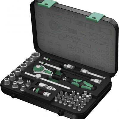 Wera 003645 37 Piece Metric Socket Set 1 2 Sq Drive