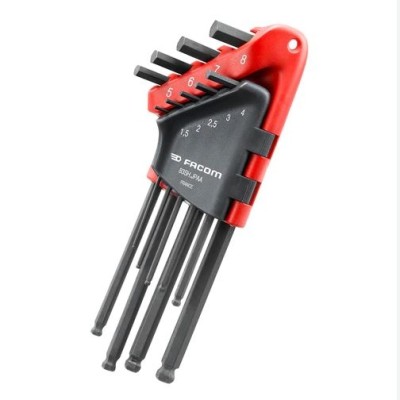 Facom 9 piece L Shape Metric Hex Key Set 83SH.JPAA