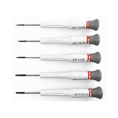 Facom AEF.J5 Precision Slotted Pozidriv Screwdriver Set