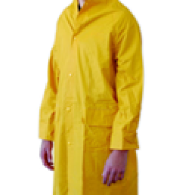 SUPER SONIC PVC RAINCOAT YELLOW ONE PIECE SIZE M