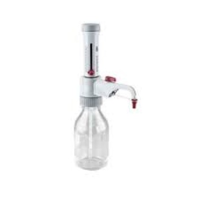 Dispensette S, adjustable volume, recirculation valve, manual, analog bottle top dispenser, 1000 - 10000 uL