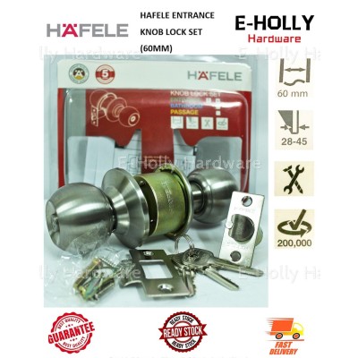 EHOLLY HAFELE Cylindrical Door Lock Door Knob Set