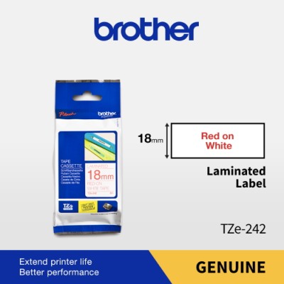 CARTRIDGE, LABEL TAPE, BROTHER, TZE242