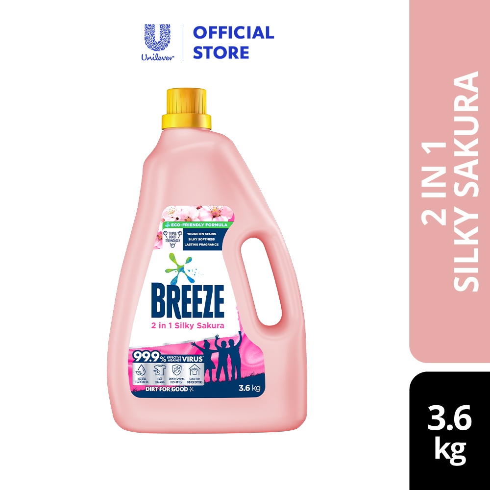 "Breeze Detergent Liquid (3.6kg) " MIX FLAVOR