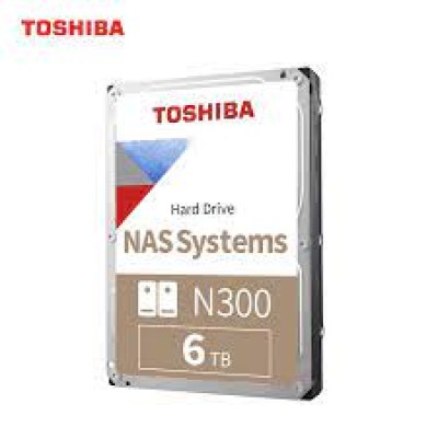 TOSHIBA HDD NAS 3.5" 6TB - N300 - 256mb