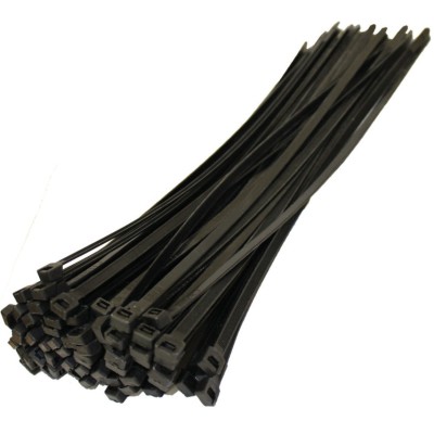 CRITCHLEY CABLE TIE BLACK 4.8MM X 375MM (100 PCS PER PACK)