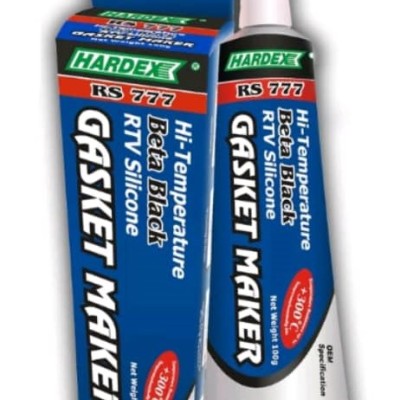 HARDEX Hi-Temperature Beta Black RTV Silicone Gasket Maker (100g) RS-777