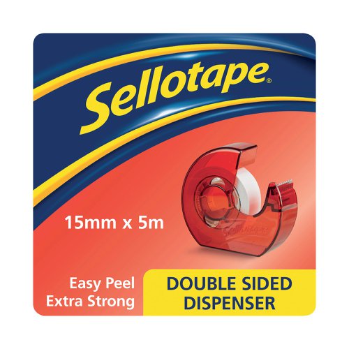 Tape : Sellotape Double sided tape 5m