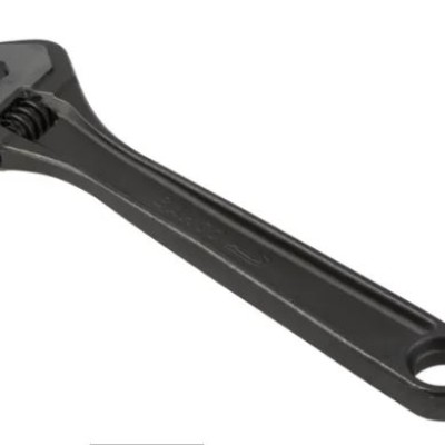 Bahco Adjustable Spanner, 255 mm Overall, 30mm Jaw Capacity, Metal Handle  8072 IP